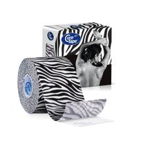 Fita cinesiológica CureTape Art Zebra Waterproof Elastic Fita cinesiológica CureTape Art Zebra Waterproof Elastic