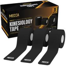 Fita cinesiológica MedCA 3 rolos de 5 cm x 5 m sem látex Fita cinesiológica MedCA 3 rolos de 5 cm x 5 m sem látex