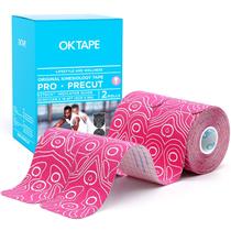 Fita cinesiológica OK TAPE PRO Original, pré-cortada, 5 cm x 5 m, 2 rolos Fita cinesiológica OK TAPE PRO Original, pré-cortada, 5 cm x 5 m, 2 rolos