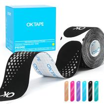 Fita cinesiológica OK TAPE sintética impermeável 5 cm x 5 m 20 unidades