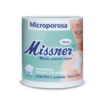 Fita Cirúrgica Hipoalérgica Microporosa Branca - Missner