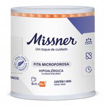 Fita Cirúrgica Microporosa Branca 5cm X 10m - Missner Fita Cirúrgica Microporosa Branca 5cm X 10m - Missner