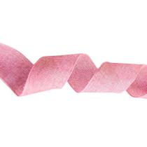 Fita color rosa aramada 6,3cm x 9,14m laços natal artesanato