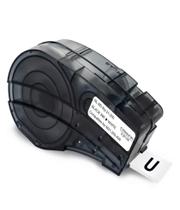 Fita Compatível Brady Branca Nylon M21-250-499-WT Letra Preta 6mm