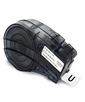 Fita Compatível Brady Nylon M21-375-499 Branca Letra Preta 9mm
