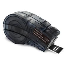 Fita Compatível Brady Vinil M21-750-595-BK Preta Letra Branca 19mm