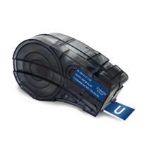 Fita Compatível Brady Vinil M21-750-595-BL Azul Letra Branca 19mm