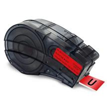 Fita Compatível Brady Vinil M21-750-598-RD Vermelha Letra Preta 19mm