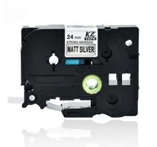 Fita Compatível Brother Tze-SM951 Prata Matte 24mm Fita Compatível Brother Tze-SM951 Prata Matte 24mm