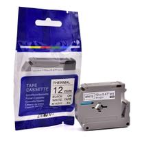 Fita Compatível M-231 Para Rotuladores Brother Preto sobre Branco 12mm 8 metros - Puty Fita Compatível M-231 Para Rotuladores Brother Preto sobre Branco 12mm 8 metros - Puty