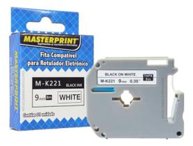 Fita Compatível M-k221 Mk221 K221 9mm 8m Masterprint Fita Compatível M-k221 Mk221 K221 9mm 8m Masterprint