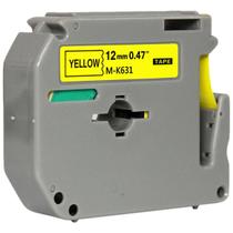 Fita Compativel Para Brother Rotuladora M-K631T 12mm Amarela Fita Compativel Para Brother Rotuladora M-K631T 12mm Amarela