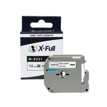 Fita Compatível Para Rotuladora Brother M231 Pt 70 80 90 12mm Quantidades Fita Compatível Para Rotuladora Brother M231 Pt 70 80 90 12mm Quantidades