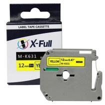 Fita Compatível Pt-70 Pt-80 Rotulador Brother - Amarela 12mm