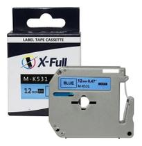 Fita Compatível Rotuladora Brother 12Mm Mk531 Pt-80 PT-M95