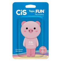 Fita Corretiva Cis Tape Fun 4 Modelos Divertido 5mm X 6m