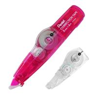 Fita Corretiva Pentel Rosa + Refil Em Blister