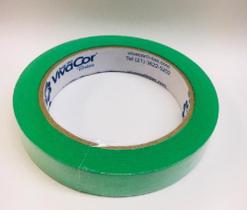 Fita crep 8mm x 40m verde viva cor