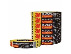 Fita Crepe 18 mm x 40 m 3M Autocrepe Amarela Alta Performance
