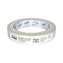 Fita Crepe 18mm x 50m Uso Geral Tekbond Fita Crepe 18mm x 50m Uso Geral Tekbond