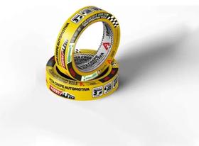 Fita Crepe 18MMX40M A128Ra Automotiva Amarela Fita Crepe 18MMX40M A128Ra Automotiva Amarela