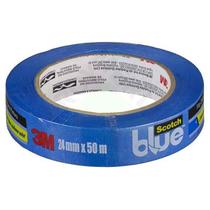 Fita Crepe 24 X 50mts Azul Blue Tape 2090-Ep - 3m