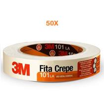 Fita crepe 24mm x 50mt 3m uso geral caixa pintura kit 50 pçs Fita crepe 24mm x 50mt 3m uso geral caixa pintura kit 50 pçs