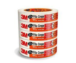 Fita Crepe 24mmx50m Uso Geral com 5 unidades 101LA 3M