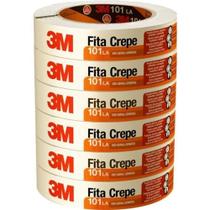 Fita Crepe 3M 101 LA 18MM X 50M 06 Unidades Bege Fita Crepe 3M 101 LA 18MM X 50M 06 Unidades Bege