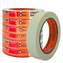 Fita Crepe 3M 101 La 18Mm X50M - Kit C/6 Pecas Fita Crepe 3M 101 La 18Mm X50M - Kit C/6 Pecas