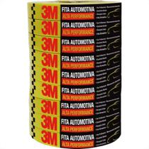 Fita Crepe 3M Alta Performance Amarela 24Mm X 40M Automotiva - Kit C/9 Pecas Fita Crepe 3M Alta Performance Amarela 24Mm X 40M Automotiva - Kit C/9 Pecas