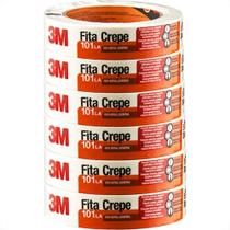 Fita Crepe 3M Uso Geral 101La 18X50M Hb004572341 - Kit C/6 Fita Crepe 3M Uso Geral 101La 18X50M Hb004572341 - Kit C/6