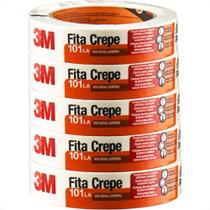 Fita Crepe 3M Uso Geral 101La 24X50M Hb004572374 - Kit C/5 Fita Crepe 3M Uso Geral 101La 24X50M Hb004572374 - Kit C/5