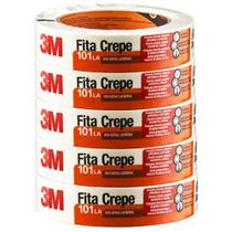 Fita Crepe 3M Uso Geral 101La 24X50M Hb004572374 - Kit C/5 Fita Crepe 3M Uso Geral 101La 24X50M Hb004572374 - Kit C/5