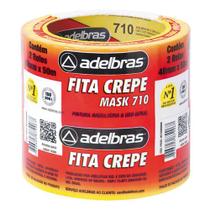 Fita Crepe 710 48mmx50m - 2 Rolos Adelbras