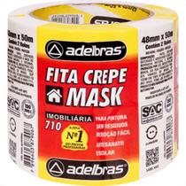 Fita Crepe Adelbras Mask-710 48Mmx50Mt - Kit C/2 Unidades Fita Crepe Adelbras Mask-710 48Mmx50Mt - Kit C/2 Unidades