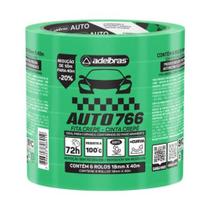 Fita Crepe Automotiva Anti Uv 766 Verde 18mm X 40m - Adelbras Fita Crepe Automotiva Anti Uv 766 Verde 18mm X 40m - Adelbras