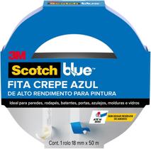 Fita Crepe Blue Tape Profissional 3M 18MM X 50M