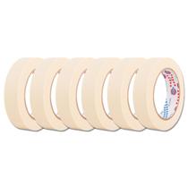 Fita crepe branca 18mm x 50metros Eurocel kit com 6 unidades Fita crepe branca 18mm x 50metros Eurocel kit com 6 unidades