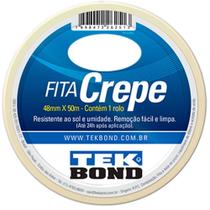 Fita Crepe Branca 48mm x 50m Tekbond C/ 1