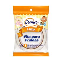 Fita crepe cremer luxo branca 19mmx20m