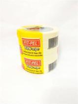 Fita Crepe Fit-Pel - 18 mm x 50 m - PACK COM 6 UNIDADES