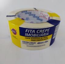 Fita Crepe Imobiliária 48mm x 50m Eurocel Fita Crepe Imobiliária 48mm x 50m Eurocel
