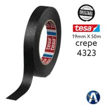 Fita Crepe Preta 4323 Profissional 19mmX50m Tesa