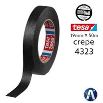 Fita Crepe Preta 4323 Profissional 19Mmx50M Tesa