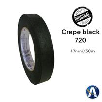 Fita Crepe Preta 720 Profissional 19mmX50m - Cremer