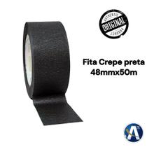 Fita Crepe Preta Basic Tape 48mm x 50m - Nastro Fita Crepe Preta Basic Tape 48mm x 50m - Nastro