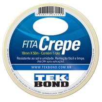Fita Crepe TekBond 18mmx50m Fita Crepe TekBond 18mmx50m