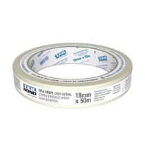 Fita Crepe Uso Geral 18mm X 50m Tekbond Fita Crepe Uso Geral 18mm X 50m Tekbond