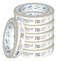 Fita Crepe Uso Geral Rolo 18mmx50m - Tekbond - Cx 6 Un Fita Crepe Uso Geral Rolo 18mmx50m - Tekbond - Cx 6 Un